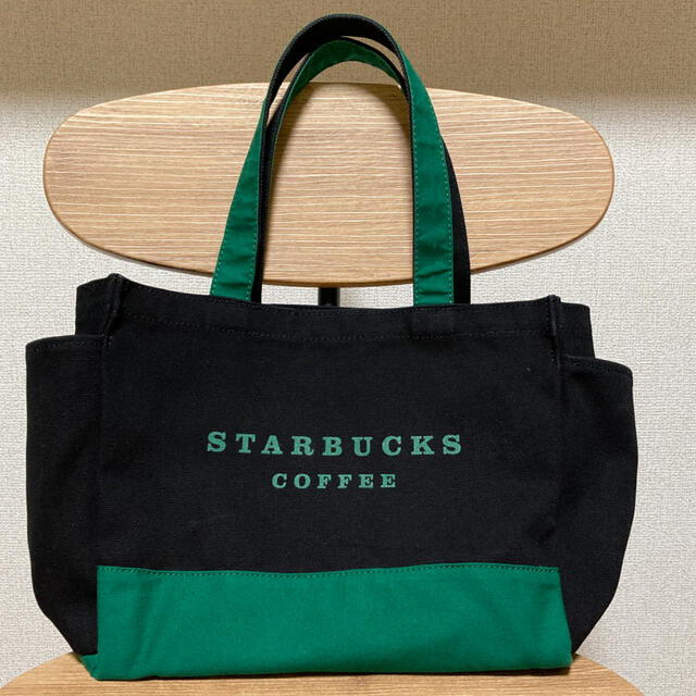 Starbucks Coffee(スターバックスコーヒー)のスタバ　トートバッグ【中古品】 レディースのバッグ(トートバッグ)の商品写真