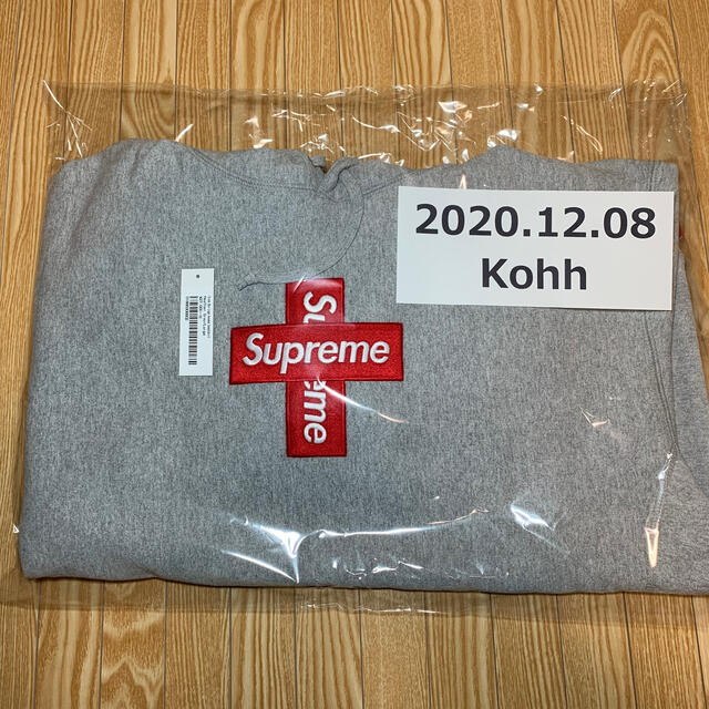 Supreme Cross Box Logo Hooded Sweatshirt