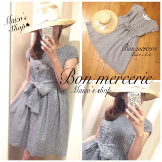 アナトリエ(anatelier)の美品♡Bonmercerieレディワンピ(ひざ丈ワンピース)