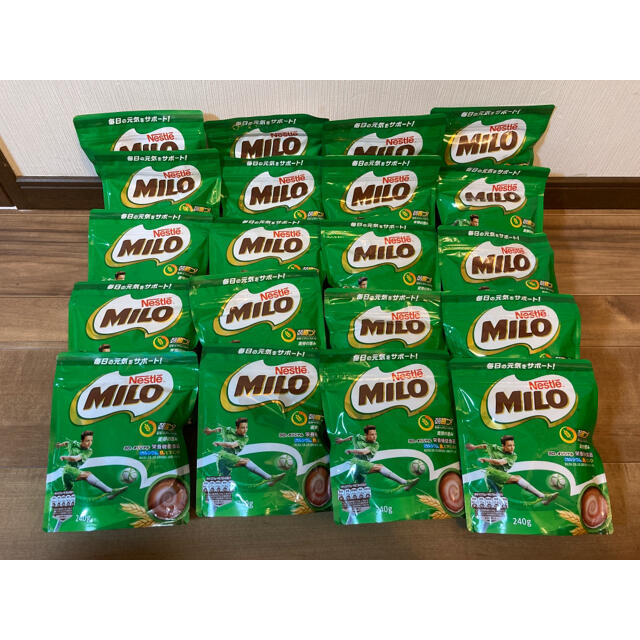 新品未開封》Nestle MILO ネスレ ミロ 240g×20袋 - その他