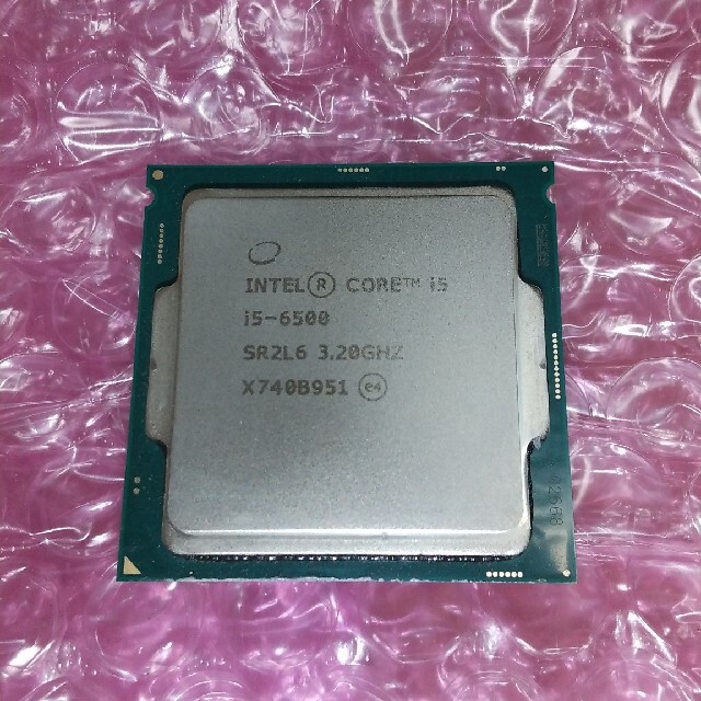 CPU core i5  i5-6500 3.20GHz ①