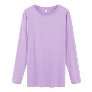 ラベンダー ロングtシャツ トップス(Tシャツ/カットソー(七分/長袖))