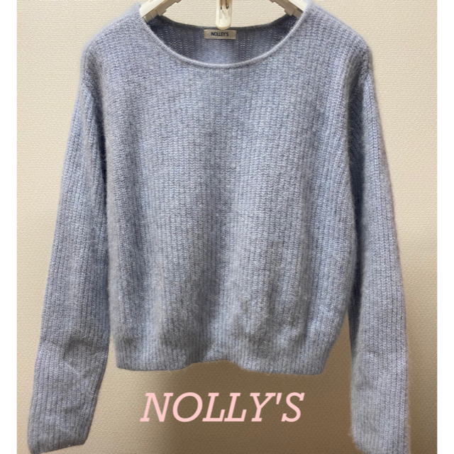NOLLEY'S(ノーリーズ)のNOLLEY'S エアリーラクーンラメプルオーバーニット レディースのトップス(ニット/セーター)の商品写真