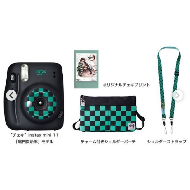 富士フイルム(フジフイルム)の鬼滅の刃 チェキ 竈門炭治郎モデル 新品未使用 スマホ/家電/カメラのカメラ(フィルムカメラ)の商品写真