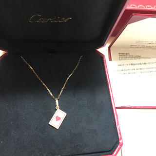 カルティエ(Cartier)の美品！希少価値 トランプチャーム ネックレス(ネックレス)