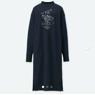 ユニクロ(UNIQLO)のユニクロ　セレブレイト スウェットワンピース(ロングワンピース/マキシワンピース)