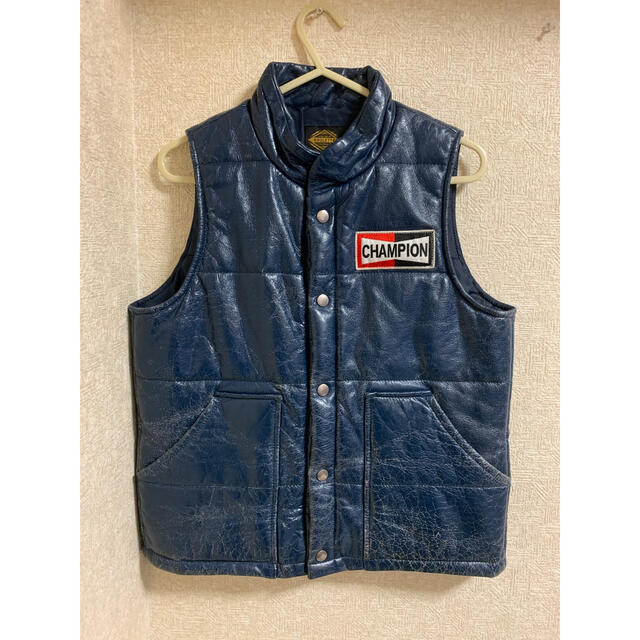 CHAMPION lether vest レザーベスト