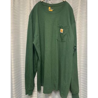 カーハート(carhartt)のCarhartt グリーン ロンＴ　長袖(Tシャツ/カットソー(七分/長袖))