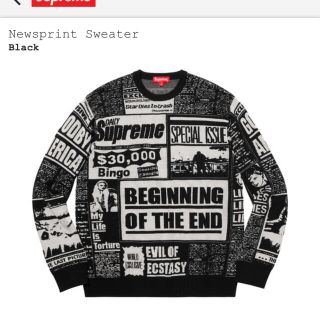 シュプリーム(Supreme)のsupreme  sweater(ニット/セーター)