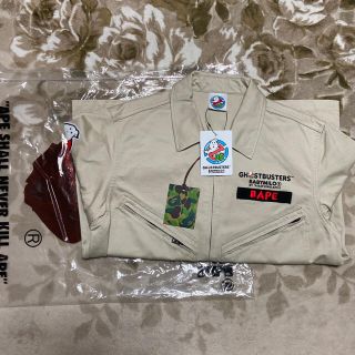 アベイシングエイプ(A BATHING APE)のAPE BAPE GHOSTBUSTERS ゴーストバスターズ　ジャケット　XL(ブルゾン)