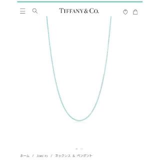 Tiffany & Co.   ティファニー ブルーエナメル チェーンの通販 by