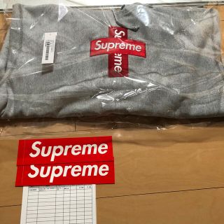 シュプリーム(Supreme)のSupreme box logo cross hooded シュプリーム(パーカー)