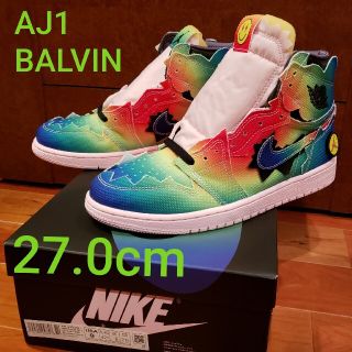 ナイキ(NIKE)のNIKE AIR JORDAN 1 HIGH J BALVIN 27cm(スニーカー)