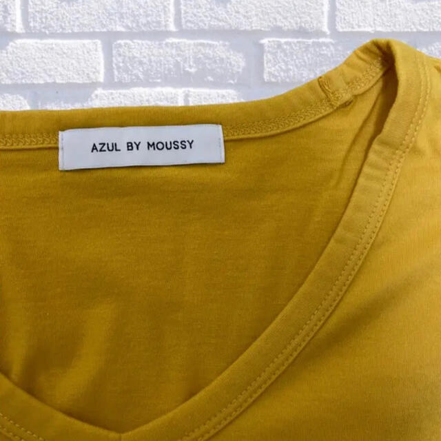 AZUL by moussy(アズールバイマウジー)の★最終値下★A11-24 ★新品★AZUL 長袖 カットソー ロンT レディースのトップス(Tシャツ(長袖/七分))の商品写真