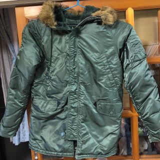 アルファインダストリーズ(ALPHA INDUSTRIES)のAlpha  アルファ　カーキ　N-3B  XL(ミリタリージャケット)