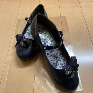 アナスイミニ(ANNA SUI mini)のANNA SUImini シューズ【極美品】♡リボン♡(フォーマルシューズ)