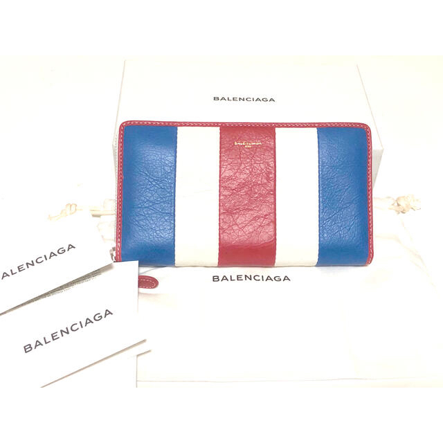 極美品 BALENCIAGA バレンシアガ ラウンド 長財布 - 財布