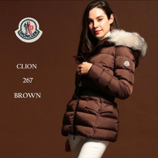 モンクレール(MONCLER)の【ミニどらさま専用】MONCLER　ファー付きロングダウン　CLION Sサイズ(ダウンコート)