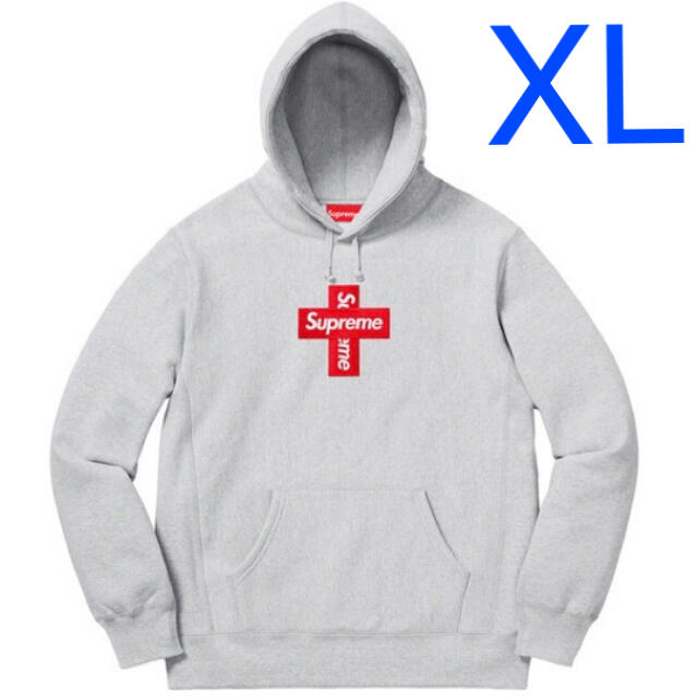 Supreme - 送込 XL Supreme Cross Box Logo Hoodie 20FW