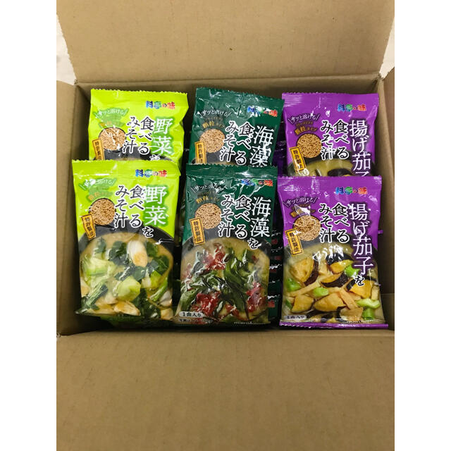 マルコメ 食べる味噌汁シリーズ【3種 40袋】 食品/飲料/酒の加工食品(インスタント食品)の商品写真