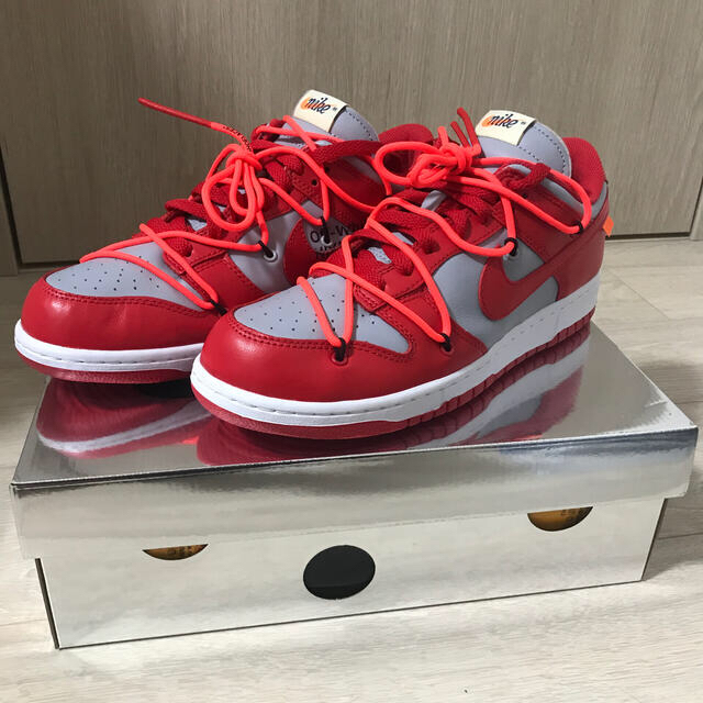 2足セット　nike off-white dunk jordan 1low