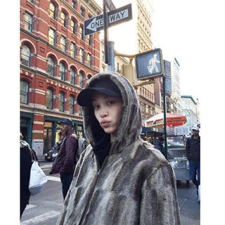 Supreme 15AW Faux Fur Hooded Zip Jacket
