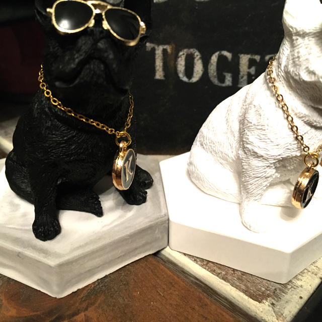 2点 新品 フレンチブルドック 陶器製 カーアクセサリー 置物 オブジェの通販 By L Y Dog ラクマ