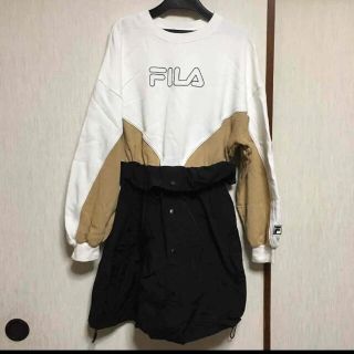 フィラ(FILA)の値下げ！フィラ　スナイデル　スウェットワンピース(ひざ丈ワンピース)