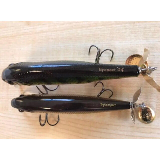 SHIMANO - 旧 トリプルインパクト 130と120の2個セット シマノ SHIMANO - 旧 トリプルインパクト 130と120の2個セット シマノ