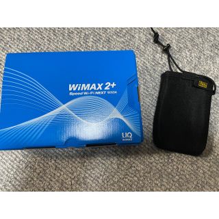 エヌイーシー(NEC)の【中古】モバイルルーター NEC WX04 WiMAX おまけポーチ付き(PC周辺機器)