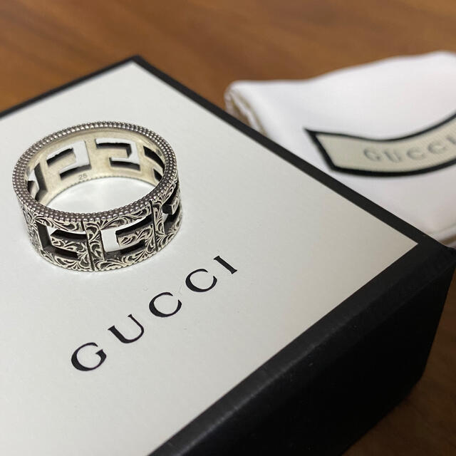 Gucci - GUCCI スクエアG シルバーリングの通販 by TEZORO|グッチなら