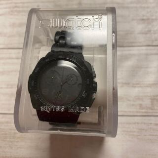 スウォッチ(swatch)の腕時計 Swatch スウォッチ　オールブラック　クロノグラフ(腕時計(アナログ))