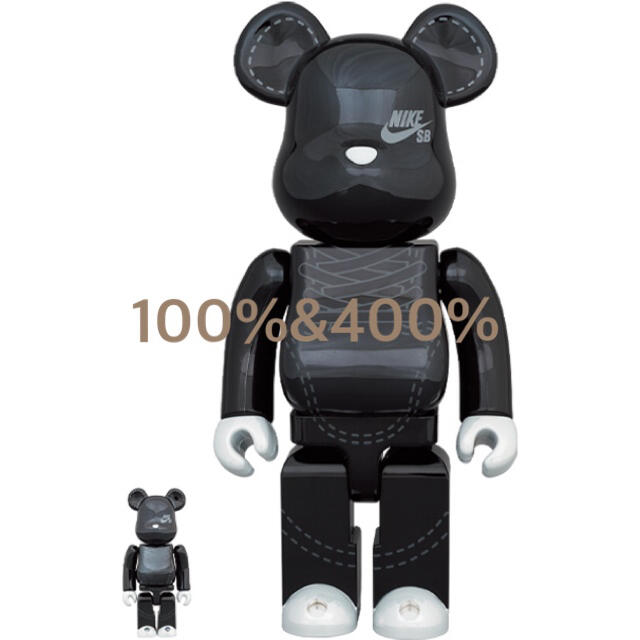 MEDICOM TOY - BE@RBRICK NIKE SB 100% 400% ベアブリック ナイキの ...