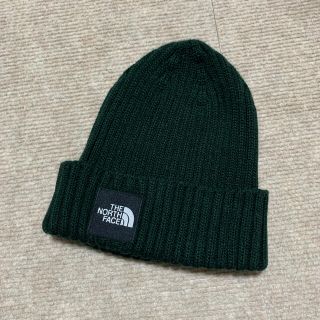 ザノースフェイス(THE NORTH FACE)のthe north face ニット帽　グリーン(ニット帽/ビーニー)