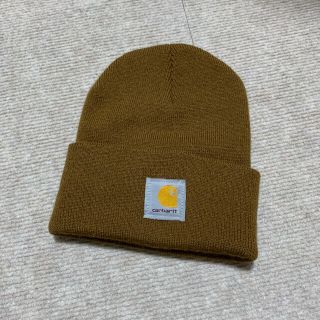 カーハート(carhartt)のcarhartt ニット帽　ブラウン(ニット帽/ビーニー)