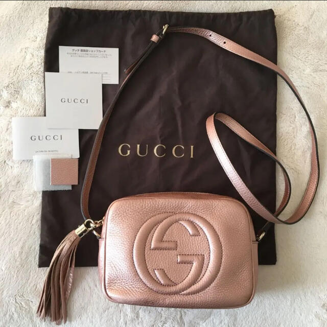 Gucci - GUCCIソーホーレザースモールディスコバッグ【日本限定】の