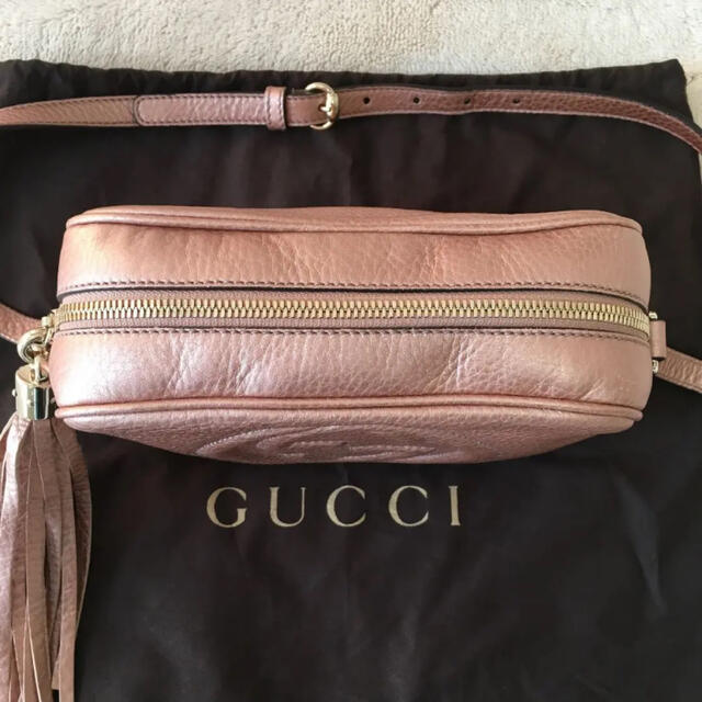 Gucci - GUCCIソーホーレザースモールディスコバッグ【日本限定】の