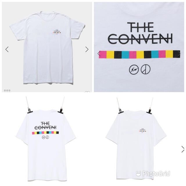 PEACEMINUSONE(ピースマイナスワン)のPMO X THE CONVENI T-SHIRT White  S 白 メンズのトップス(Tシャツ/カットソー(半袖/袖なし))の商品写真