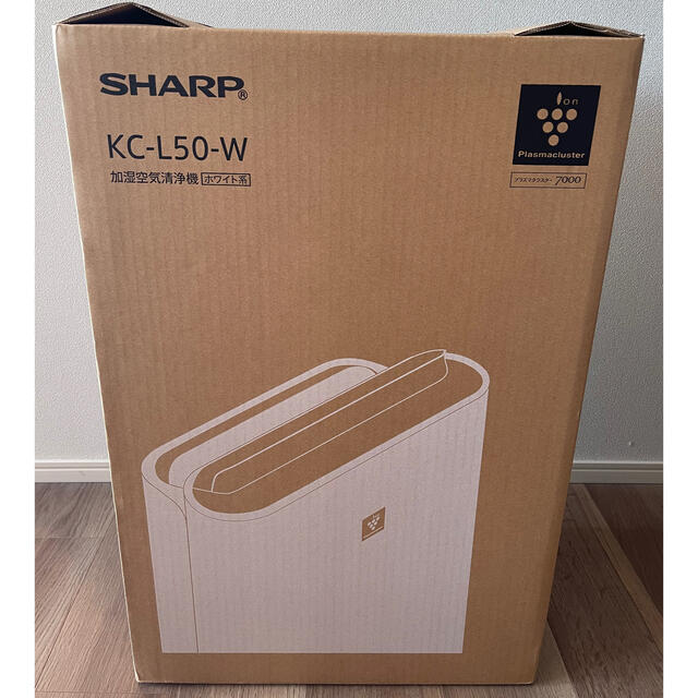 SHARP 空気清浄機 加湿機能付  KC-L50-W