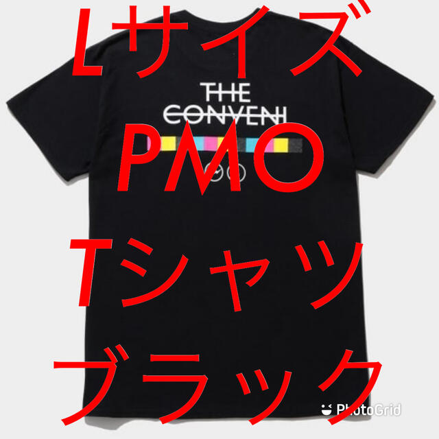 PEACEMINUSONE(ピースマイナスワン)のPMO X THE CONVENI T-SHIRT Black L 黒 メンズのトップス(Tシャツ/カットソー(半袖/袖なし))の商品写真