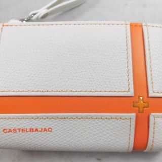 カステルバジャック(CASTELBAJAC)の◆財布　小銭入れ　本革　白　カステルバジャック056612　男女兼用(コインケース/小銭入れ)