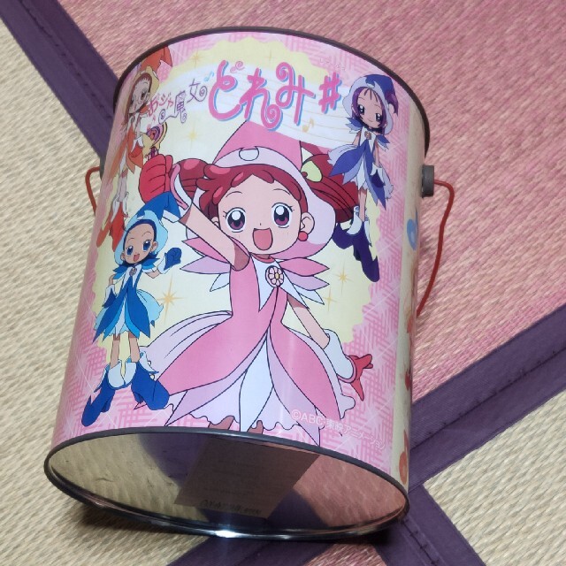 おジャ魔女どれみ バケツ缶 エンタメ/ホビーのおもちゃ/ぬいぐるみ(キャラクターグッズ)の商品写真