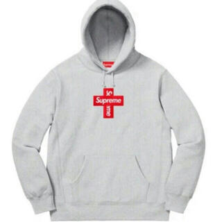シュプリーム(Supreme)のCross Box Logo Hooded Sweatshirt L(パーカー)
