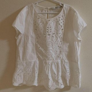 ザラ(ZARA)のZARA♡レーストップス(Tシャツ/カットソー(半袖/袖なし))