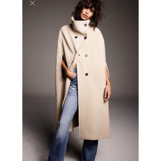 ザラ(ZARA)のZARA ケープコート　Mサイズ(ポンチョ)