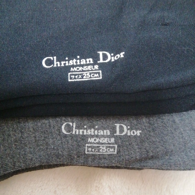 Christian Dior(クリスチャンディオール)の新品 Christian Dior 靴下2足ｾｯﾄ ﾃﾞｨｵｰﾙ  メンズのレッグウェア(ソックス)の商品写真