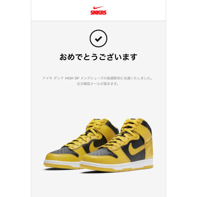 NIKE DUNK HIGH Varsity Maize ダンク 1