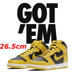 ナイキ(NIKE)のNIKE DUNK HIGH Varsity Maize ダンク(スニーカー)