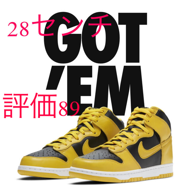 NIKE DUNK HI SP （白蛇）28cm