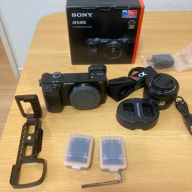 SONY - a6400 パワーズームキット　Ｌ型ブラケット付き